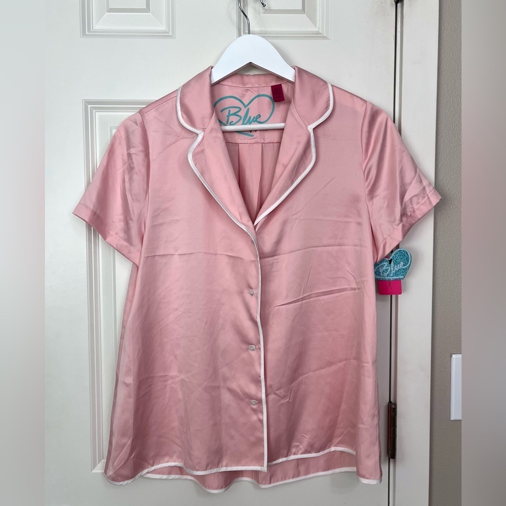 Betsy Johnson Two-Piece Sultry Satin Pajama Set NWT